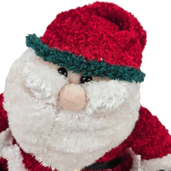 Sugar Loaf Santa Clause Stuffed Animal Plush Christmas Holiday Decor Toy Fuzzy - Picture 2 of 9
